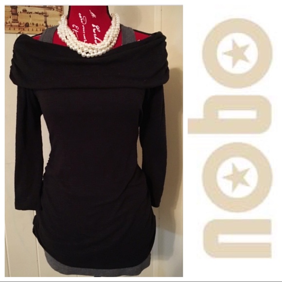 No Boundaries Sweaters - Simple Cowl-Neck Fitted Sweater {No Boundaries}